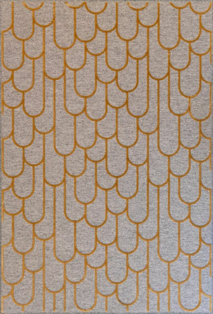 Käytävämatto VM Carpet Paanu kulta eri kokoja