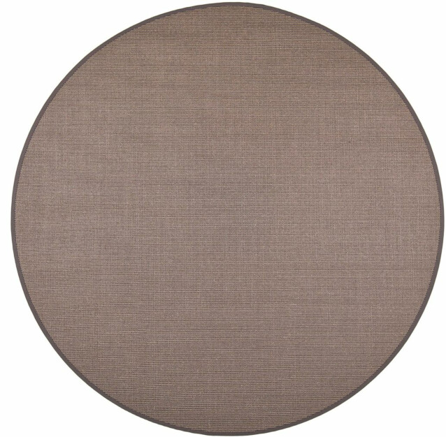 Matto VM Carpet Sisal mittatilaus pyöreä tummanharmaa