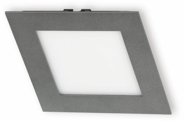 LED-paneeli Ensto Velox ALSD168HNU 168x168x19mm IP44 14W 830/840 harmaa