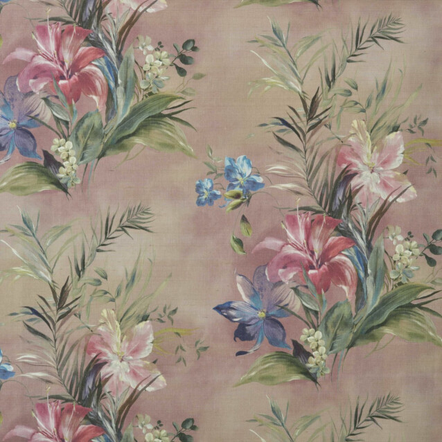 Tapetti 1838 Wallcoverings Lilliana Grasscloth, 0.85x6m, non-woven, vaaleanpunainen