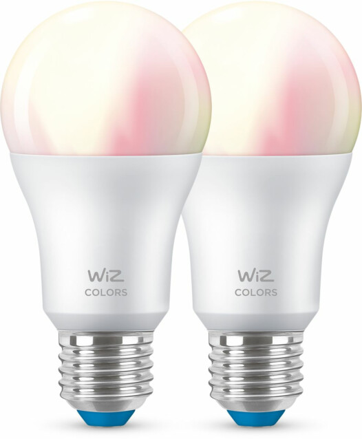 LED-älylamppu WiZ A60 Color, Wi-Fi, 8W, E27, 2kpl/pkt