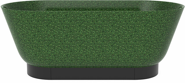 Kylpyamme Woodio Flow Moss, 1600x700mm, vihreä