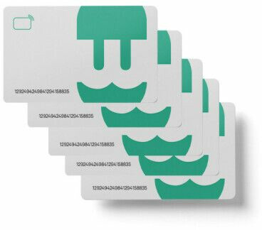 RFID-tunnistekortti Wallbox RFID, 10kpl, sähköauton latausasemalle tunnistautumista varten