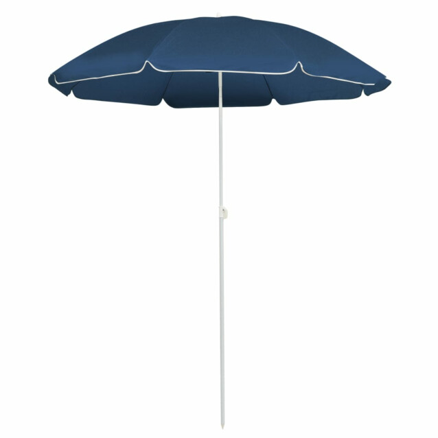 Aurinkovarjo terästanko 180 cm sininen