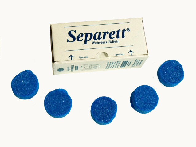 Biopuhdistaja Separett tabletteja