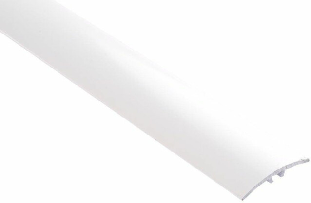 Eritasolista Maler sileä 0-10mm 5x40x1000mm alumiini tulppa valkoinen