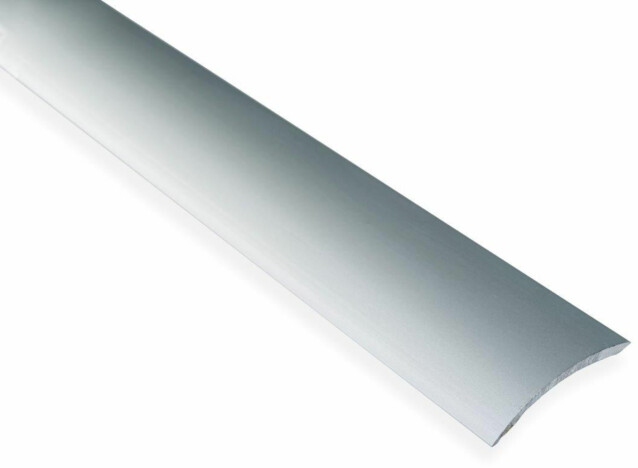 Eritasolista Maler sileä 0-10mm 6,2x41x1000mm alumiini tarra hopea anodisoitu