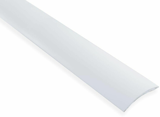 Eritasolista Maler sileä 0-10mm 6,2x41x2000mm alumiini tarra valkoinen maalattu