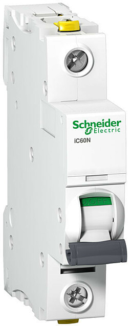 Johdonsuojakatkaisija Schneider Electric Acti9 iC60N 1-napainen B-käyrä 10A 6kA