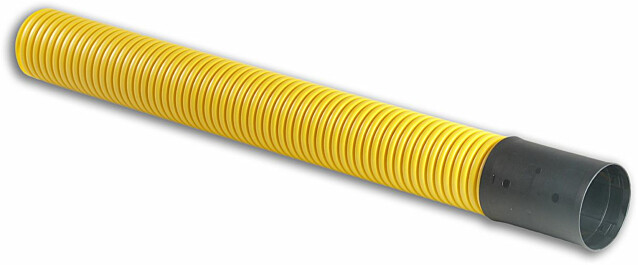 Kaapelinsuojaputki Rotomon TEL-tupla A, Ø110mm, 6m, SN16, keltainen