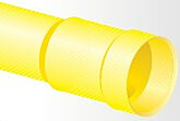 Kaapelinsuojaputki keltainen TEL-B 75x2,2x6000