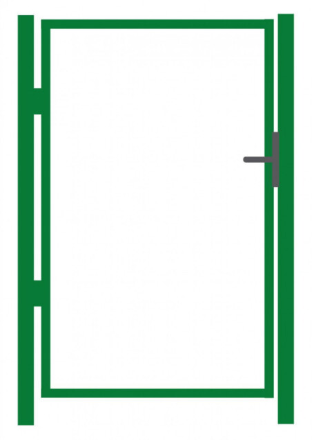 Käyntiportin runko korkeus 100 cm leveys 100 cm 