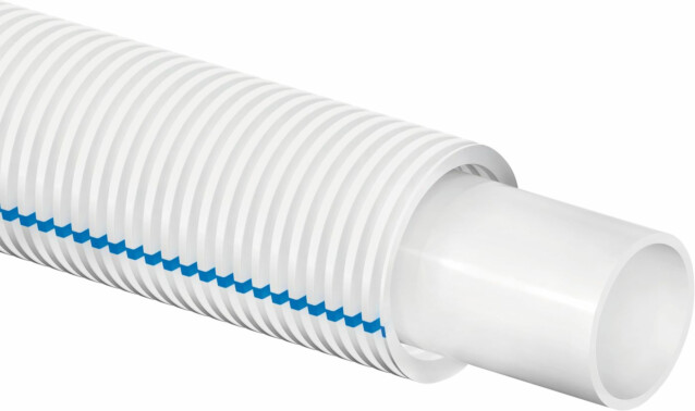 Käyttövesiputki Uponor Aqua Pipe suojaputkessa, valkoinen/sininen, 15x2.5mm, 25/20mm, 50m