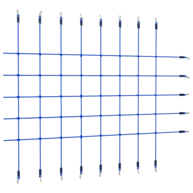 Kiipeilyverkko 200x150 cm sininen