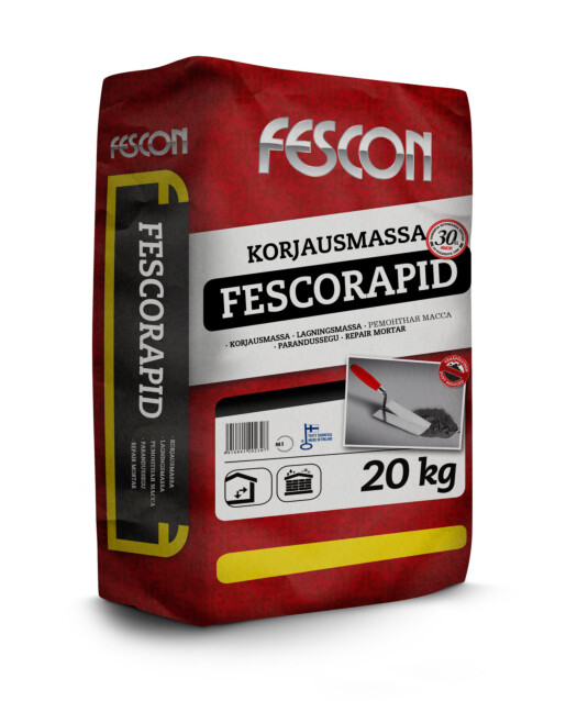 Korjausmassa Fescon Fescorapid 20 kg