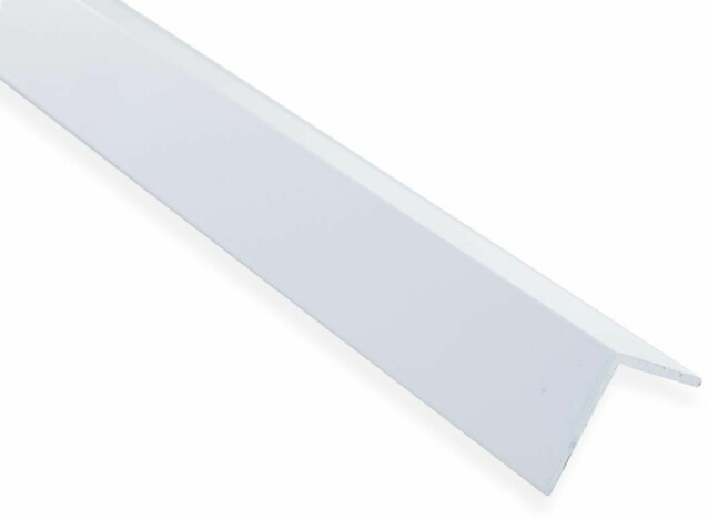 Kulmalista Maler sileä 2x30x30x1000mm alumiini valkoinen maalattu