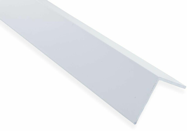 Kulmalista Maler sileä 2x40x40x1000mm alumiini valkoinen maalattu