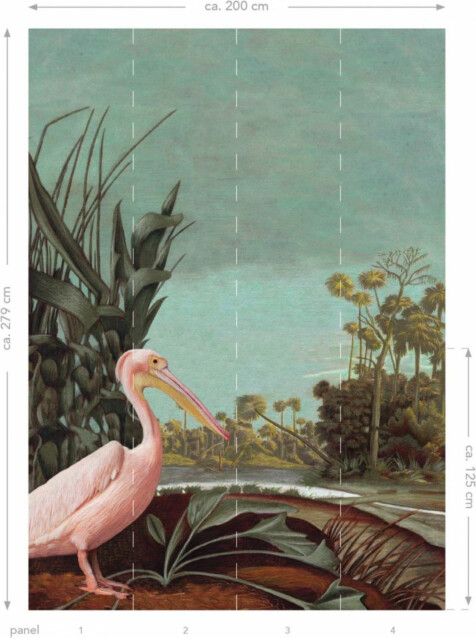 Kuvatapetti Esta Paradise XL Pelican Bird 2x2,79m