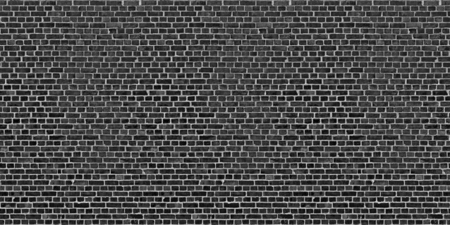 Kuvatapetti Rebel Walls Brick Wall Black, non-woven, mittatilaus