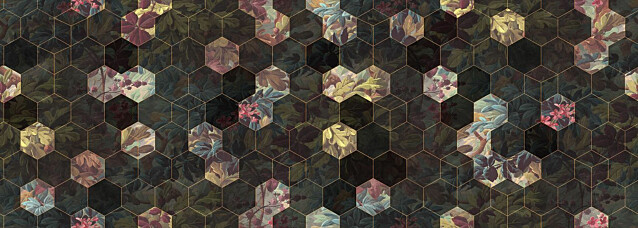 Kuvatapetti Rebel Walls Vinum Hexagon, non-woven, mittatilaus