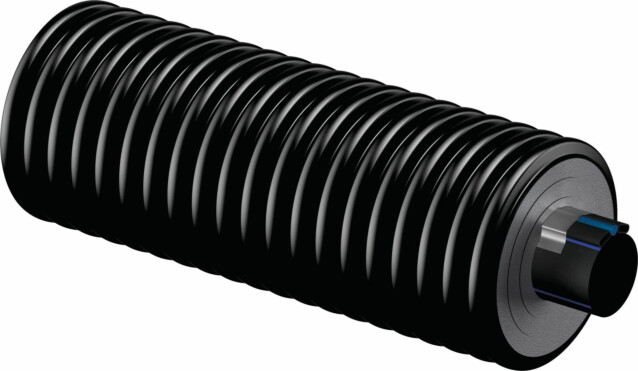 Kylmävesiputki Uponor Ecoflex Supra PLUS, kaksi kaapelia, 63x5.8/175mm, 2x10W/m