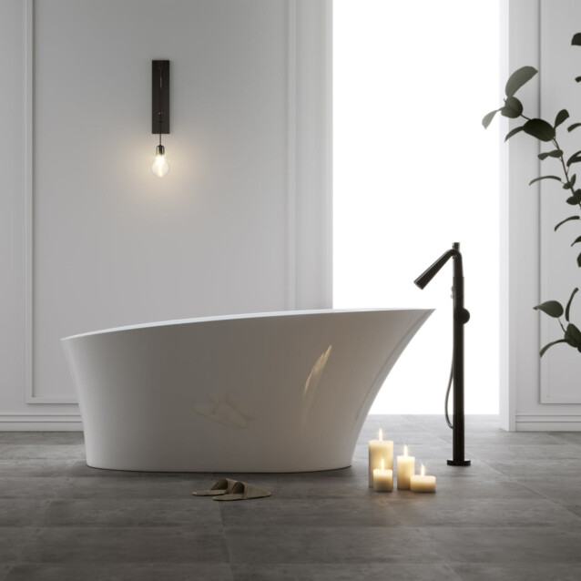 Kylpyamme Bathlife Chic, 1650x830mm, valkoinen