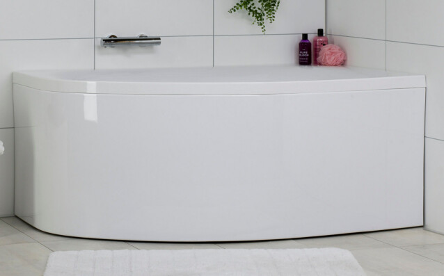 Kylpyamme Noro Soft 1600x1000x650 mm vasen akryyli valkoinen