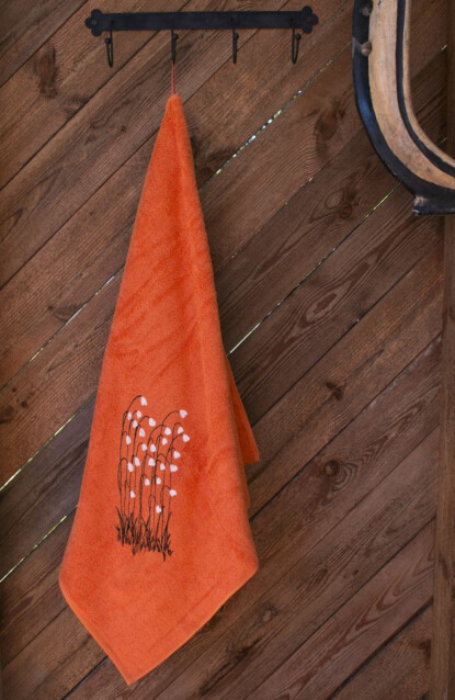Kylpypyyhe Pikkupuoti Suovilla 70x140 cm oranssi