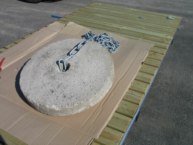 Laiturin betonikiekko Luoman Rentukka 40 kg