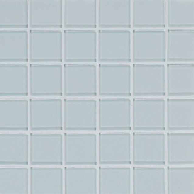 Lasimosaiikki Qualitystone Crystal Super White verkolla 48 x 48 mm