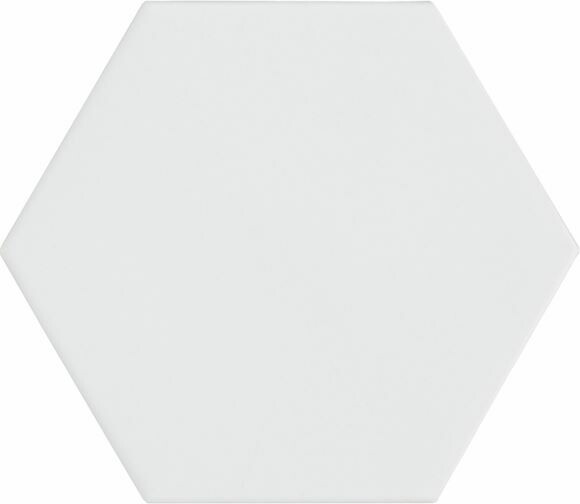 Lattialaatta Laattapiste LPC Alfa matta tasapintainen vivahteikas valkoinen 11.6x10.1cm