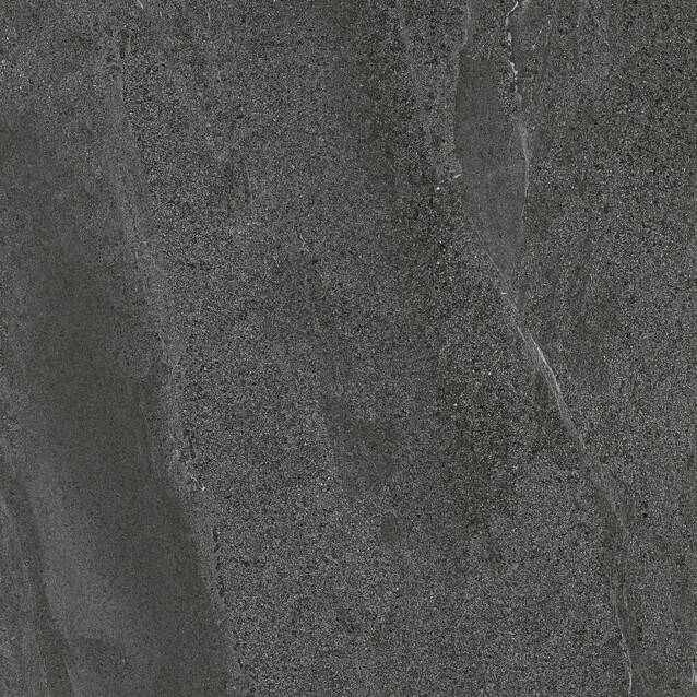 Lattialaatta Pukkila Landstone Anthracite himmeä sileä 598x598 mm