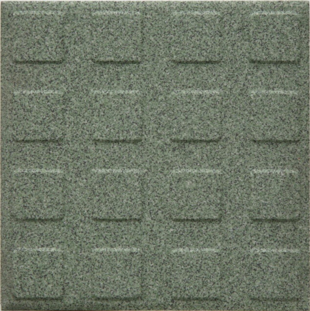 Lattialaatta Pukkila Natura Granite Green himmeä struktuuri neliönasta 96x96 mm
