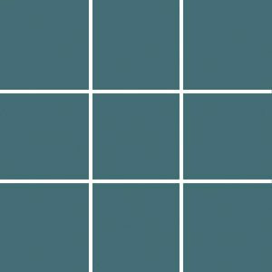 Lattialaatta Pukkila Pro Technic Color Dark Turquoise himmeä sileä 97x97 mm