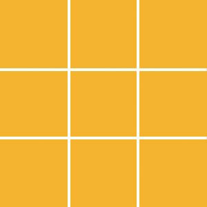Lattialaatta Pukkila Pro Technic Color Dark Yellow himmeä sileä 97x97 mm