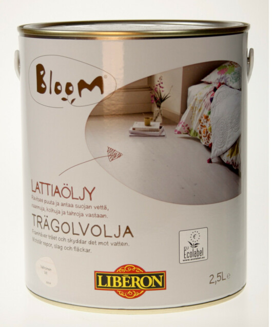 Lattiaöljy Liberon Bloom 2,5 l valkoinen (066955)