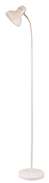 Lattiavalaisin Heat Oscar 145 cm valkoinen/kromi