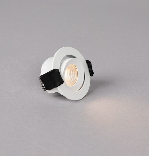 LED-alasvalo Hide-a-lite Optic XS Tilt 3000K valkoinen