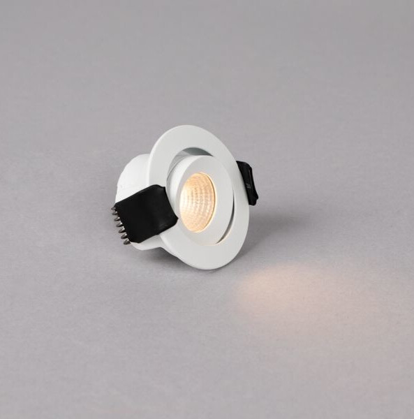 LED-alasvalo Hide-a-lite Optic XS Tilt Tune valkoinen