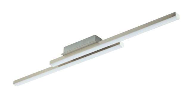 LED-kattovalaisin Eglo Crosslink Fraioli-C 2x17W 1055x120x65 mm IP20 harjattu teräs/valkoinen