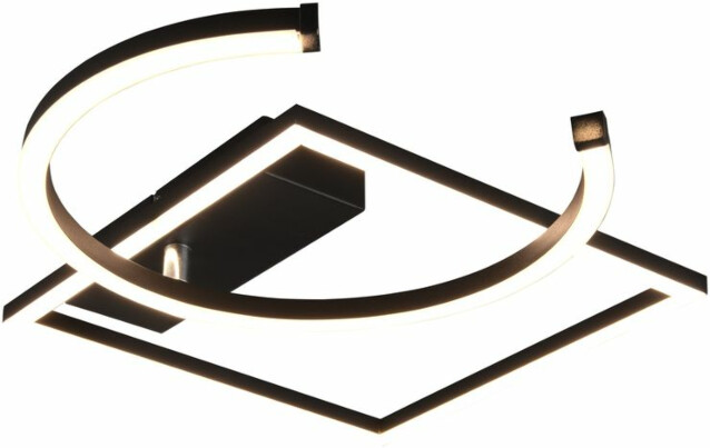 LED-kattovalaisin Trio Pivot mattamusta