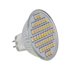 LED-kohdelamppu Sunwind G4, MR16, 48 SMD 3W 12V Ø50mm 180lm 2700K