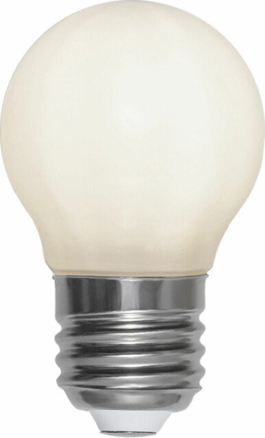 LED-lamppu Star Trading Illumination LED 375-21, Ø45x74mm, E27, opaali, 2W, 2700K, 150lm