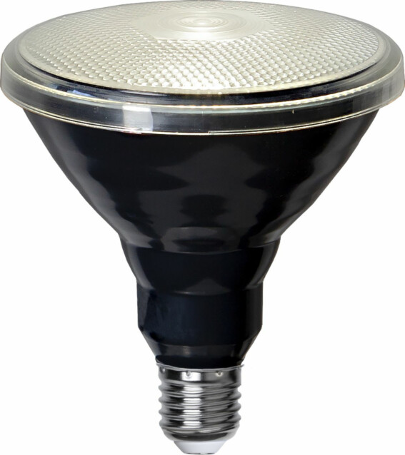 LED-lamppu Star Trading Spotlight LED 356-81, Ø121x133mm, E27, musta, 15W, 4000K, 1300lm