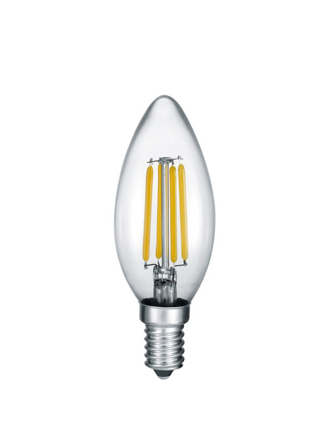 LED-Lamppu Trio E14 filament kynttilä 4W 470lm 2700K switch dimm