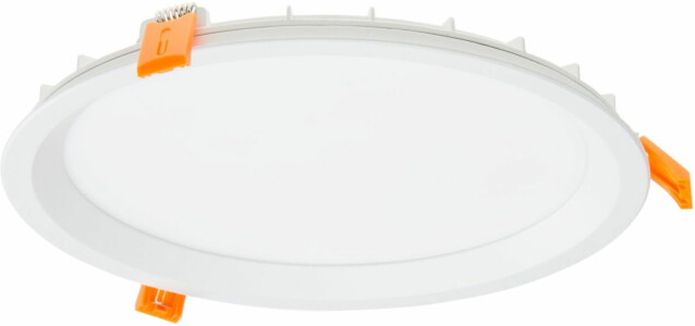 LED-paneeli Ensto Velox Deco ALDD240PU, IP44, 14W/830/840, Ø240mm, valkoinen
