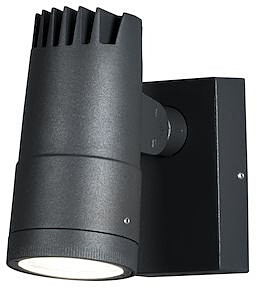 LED-Seinävalaisin Konstsmide Andria 7861-370, 8W, tummanharmaa