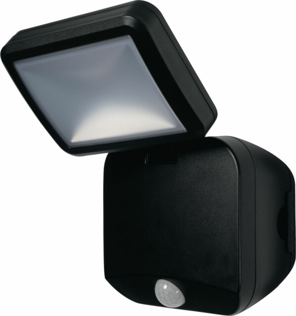 LED-seinävalaisin Ledvance Battery Spotlight Single paristokäyttöinen, musta, liiketunnistin