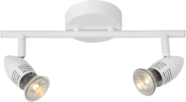 LED-spottivalaisin Lucide Caro-LED, 2x5W, valkoinen