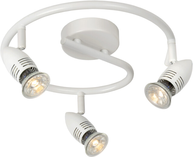 LED-spottivalaisin Lucide Caro-LED, 3x5W, valkoinen
